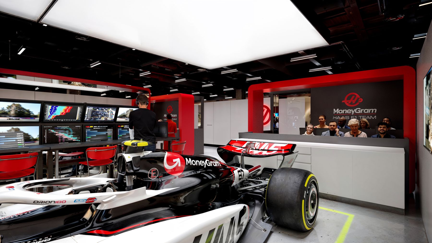 Haas F1 Team Garage