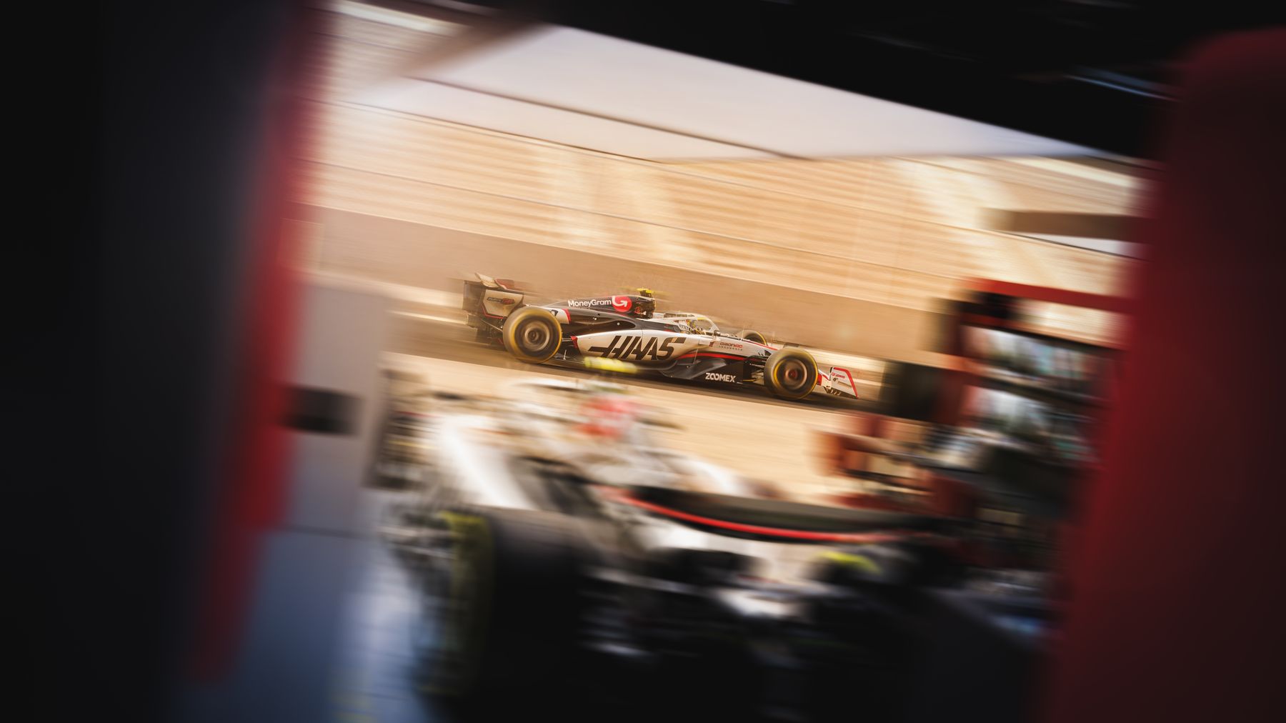 Haas F1 Team Garage